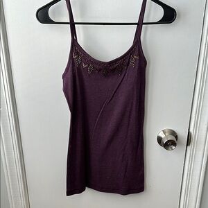 Purple Embellished Women's Top